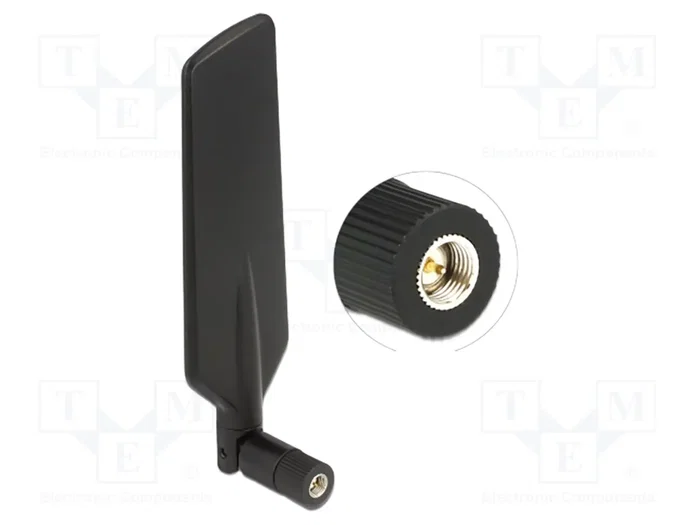 DeLOCK Antena LTE Dualband WLAN 4 dBi con conector SMA negra