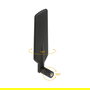 DeLOCK Antena LTE Dualband 12408, WLAN ac/a/b/g/n, SMA, 4 dBi, Omnidireccional, Giratoria con Junta Articulada, Frecuencia 0.698-5.875 GHz, Negro