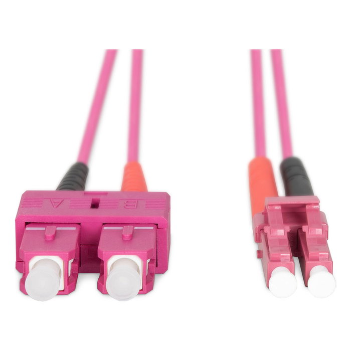 Digitus Cable de conexión de fibra óptica LC a SC OM4 Multimodo 1 m Digitus Cable de conexión de fibra óptica LC a SC OM4 Multimodo 1 m