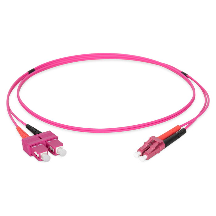 Digitus Cable de conexión de fibra óptica LC a SC OM4 Multimodo 1 m Digitus Cable de conexión de fibra óptica LC a SC OM4 Multimodo 1 m