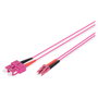 Digitus Cable de conexión de fibra óptica LC a SC OM4 Multimodo 1 m