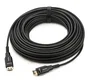 Kramer CLS-AOCH/60F Cable HDMI de Fibra Óptica 10m, 4K HDR 60Hz 18Gbps, ARC, Conectores Dorados, Negro