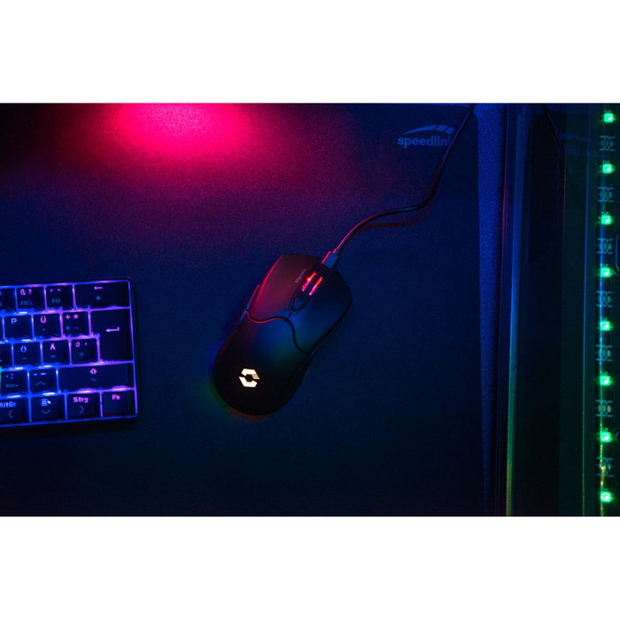 Speedlink Gaming Maus VELOX SL-680102-BK Negro