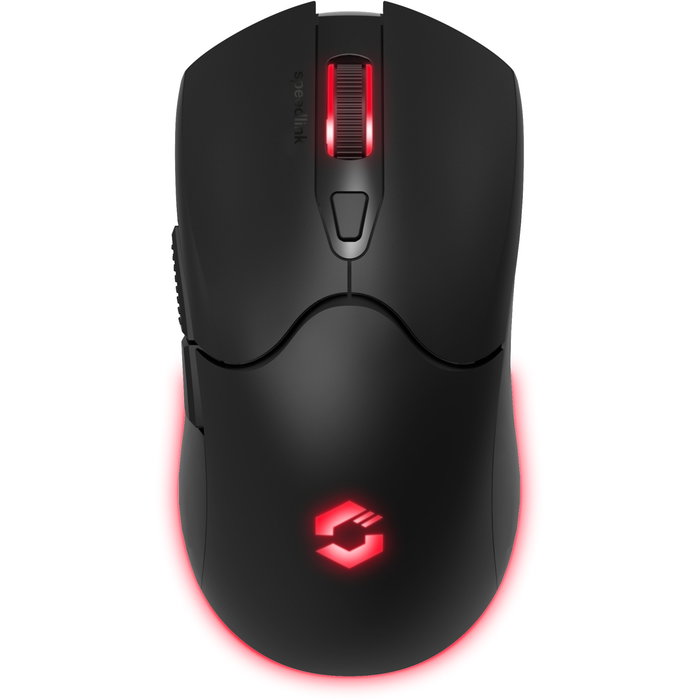 Speedlink SL-680102-BK Ratón Gaming Inalámbrico USB Negro 4800 DPI RGB Velox para PC