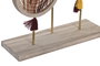 DKD Home Decor Decoración Abstracto MDF Seagrass Multicolor