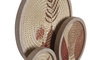 DKD Home Decor Decoración Abstracto MDF Seagrass Multicolor