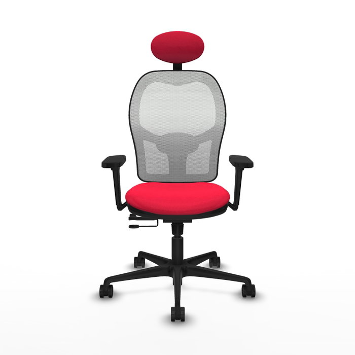 PIQUERAS Y CRESPO Silla de Oficina Jorquera Rojo y Blanco PIQUERAS Y CRESPO Silla de Oficina Jorquera Rojo y Blanco