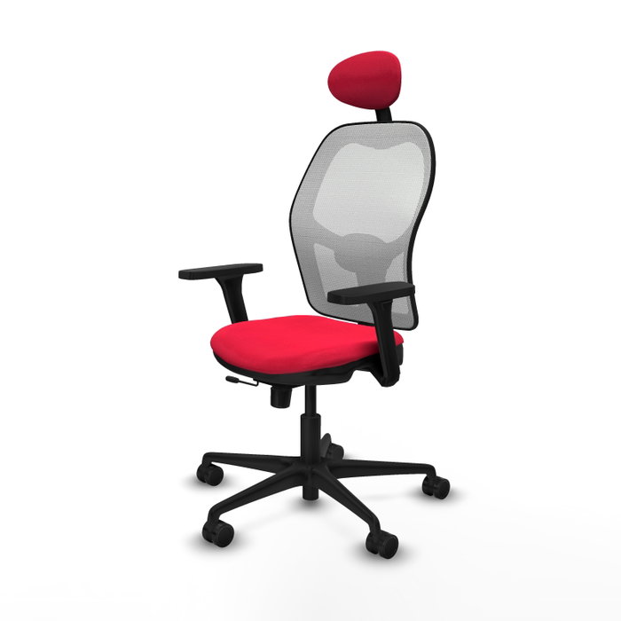 PIQUERAS Y CRESPO Silla de Oficina Jorquera Rojo y Blanco PIQUERAS Y CRESPO Silla de Oficina Jorquera Rojo y Blanco