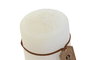 DKD Home Decor Vela Básicos Blanco 7 x 7 x 10 cm (12 Unidades)