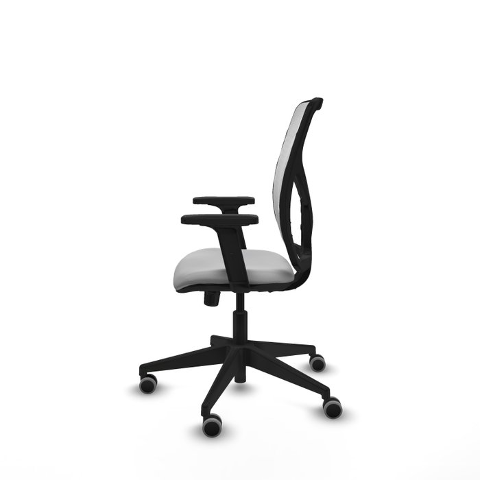 PIQUERAS Y CRESPO Silla de oficina Motilla con mecanismo Sincro, Gris claro y Blanco PIQUERAS Y CRESPO Silla de oficina Motilla con mecanismo Sincro, Gris claro y Blanco