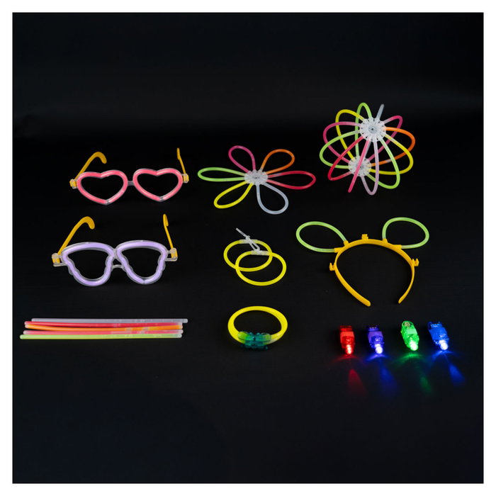 RealPower Knicklichter Big Party-Box, 488 Piezas, Luces de Navidad LED, Multicolor, 200 mm, Ref 495549 RealPower Knicklichter Big Party-Box, 488 Piezas, Luces de Navidad LED, Multicolor, 200 mm, Ref 495549