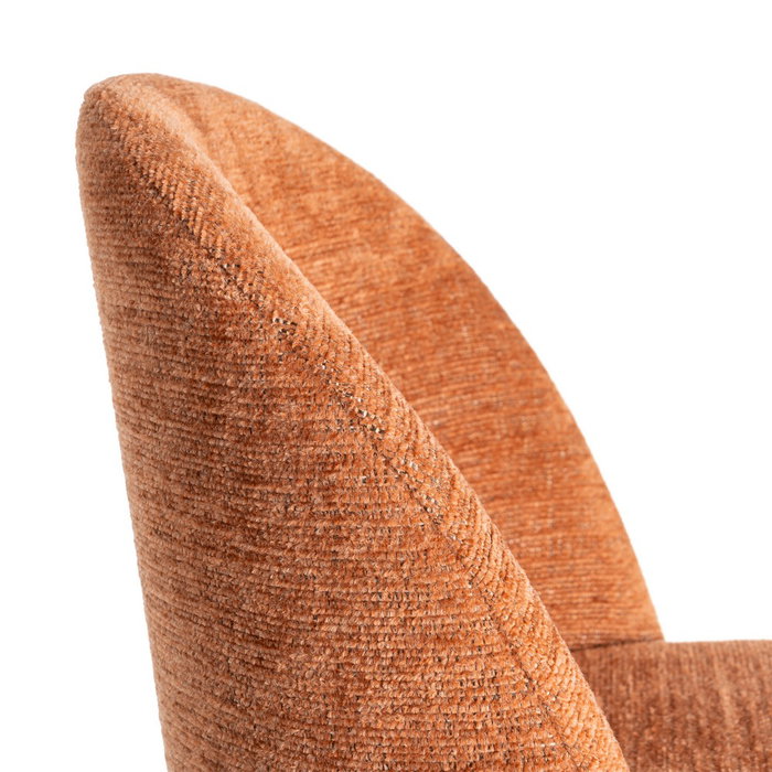 Silla Calabaza Tejido-Metal Contract 49 X 48 X 80 cm (Set de 2)