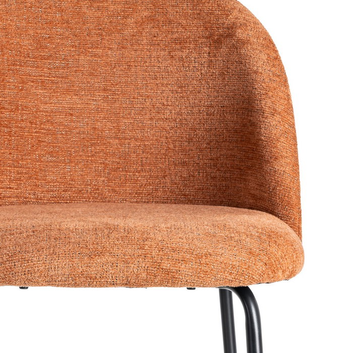 Silla Calabaza Tejido-Metal Contract 49 X 48 X 80 cm (Set de 2)