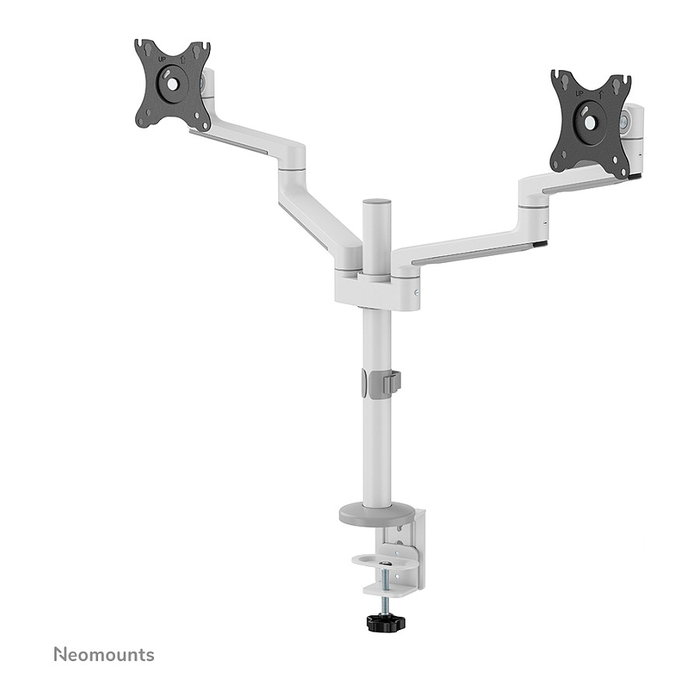 Newstar DS60-425WH2 Soporte Doble Monitor 17-27 pulgadas, Soporte de Escritorio Pinza/Atornillado, 8 kg, VESA 75x75/100x100, Blanco Newstar DS60-425WH2 Soporte Doble Monitor 17-27 pulgadas, Soporte de Escritorio Pinza/Atornillado, 8 kg, VESA 75x75/100x100, Blanco