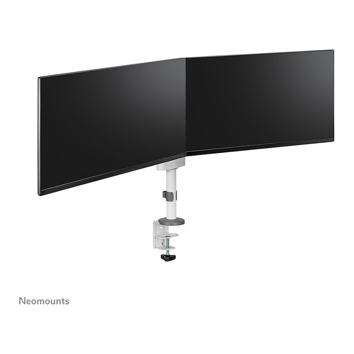 Newstar DS60-425WH2 Soporte Doble Monitor 17-27 pulgadas, Soporte de Escritorio Pinza/Atornillado, 8 kg, VESA 75x75/100x100, Blanco Newstar DS60-425WH2 Soporte Doble Monitor 17-27 pulgadas, Soporte de Escritorio Pinza/Atornillado, 8 kg, VESA 75x75/100x100, Blanco