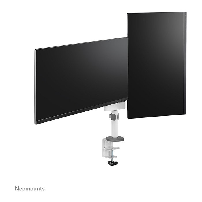 Newstar DS60-425WH2 Soporte Doble Monitor 17-27 pulgadas, Soporte de Escritorio Pinza/Atornillado, 8 kg, VESA 75x75/100x100, Blanco Newstar DS60-425WH2 Soporte Doble Monitor 17-27 pulgadas, Soporte de Escritorio Pinza/Atornillado, 8 kg, VESA 75x75/100x100, Blanco