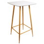 Home Deco Factory Mesa Alta para Bar o Cocina 60x60 cm, Altura 102 cm, Diseño Contemporáneo