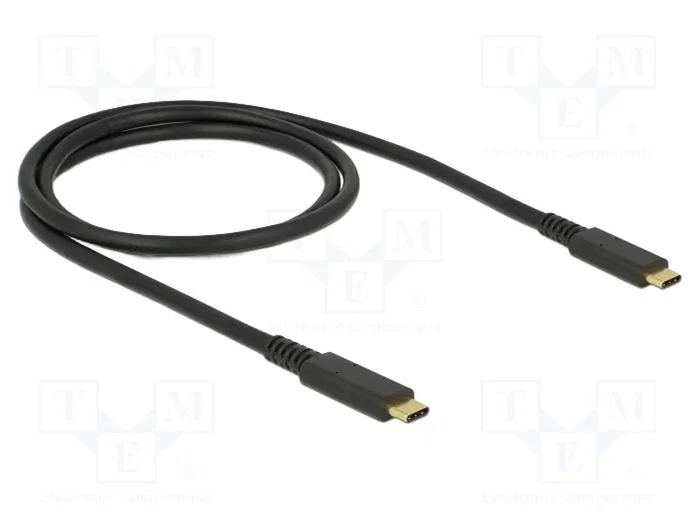 DeLOCK Cable USB Type-C a USB Type-C 10 Gbps 60 W 1 m