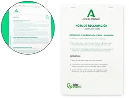 Liderpapel Libro de Hojas de Reclamaciones Oficiales Junta de Andalucía, Formato DIN A4, 24 Juegos Originales + 2 Copias