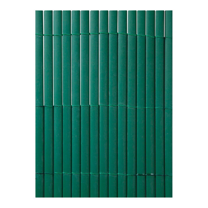 Faura Cañizo de PVC Doble Cara para Jardín, Color Verde, 1x3 m, 1600 g/m², Tratamiento Anti-UV, 85% Ocultación
