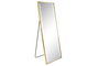DKD Home Decor Espejo de Vestidor LED Táctil Dorado 60x165 cm