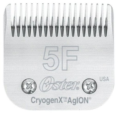Oster Cuchilla Nº 5F con corte de 6,3 mm para acabados Oster Cuchilla Nº 5F con corte de 6,3 mm para acabados