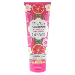 Yardley Flowerazzi Magnolia & Pink Orchid Body Scrub 200ml