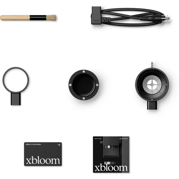 xBloom Studio Black Precision Coffee Maker with Grinder and Tea System