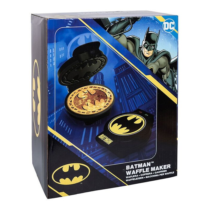 Uncanny Brands Gofrera Batman DC Comics con impresión de logo Uncanny Brands Gofrera Batman DC Comics con impresión de logo