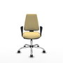 PIQUERAS Y CRESPO Silla de oficina Elche color Crema