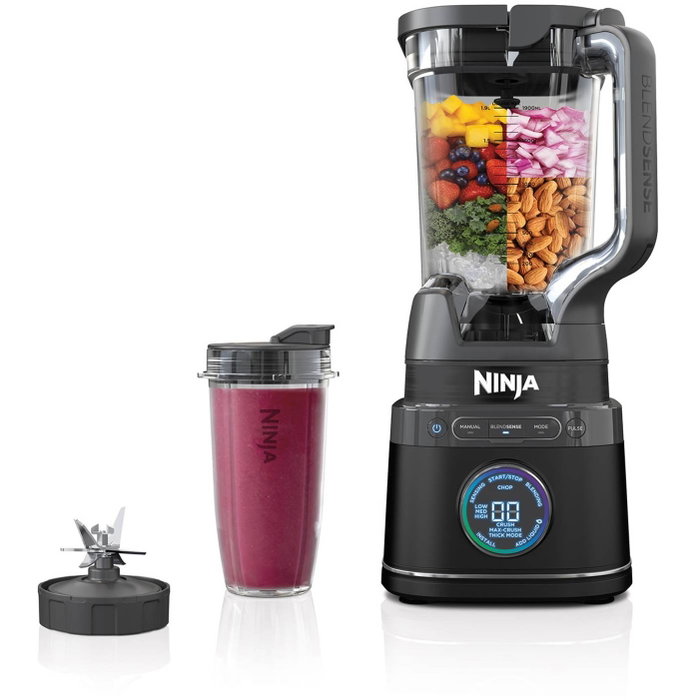Ninja Detect Power Pro TB301EU - Batidora de Vaso 2 en 1, 1200W, Negro Ninja Detect Power Pro TB301EU - Batidora de Vaso 2 en 1, 1200W, Negro