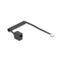 DeLOCK 88720 Cable de teléfono en espiral RJ11 a RJ45 de 1 m, Negro