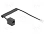 DeLOCK 88720 Cable telefónico en espiral RJ11 a RJ45 negro 1 m