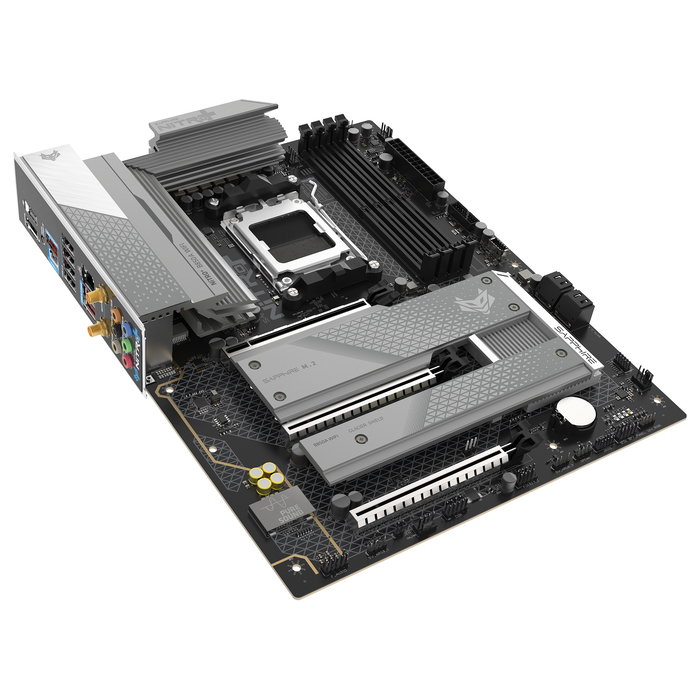 Sapphire Placa Base NITRO+ B850A WiFi 7 AMD Socket AM5 DDR5 Micro ATX con 1xHDMI 1.4 1xDP 1.2