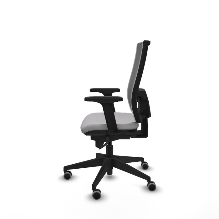 PIQUERAS Y CRESPO Silla de oficina Horna con mecanismo Sincro, Gris