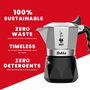 Bialetti New Brikka 2023 2TZ, 2 tazas, Negro/Plata