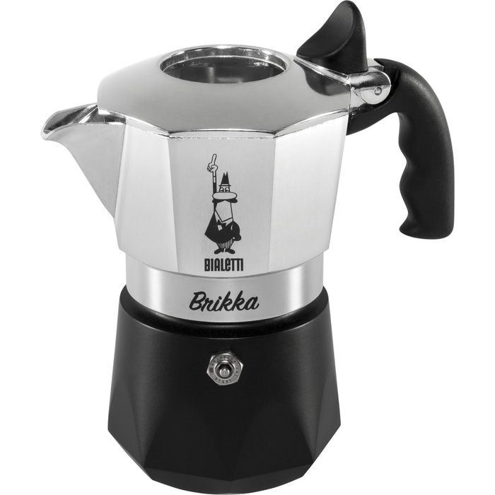 Bialetti New Brikka 2023 2TZ, Cafetera italiana 0,1 L, Negro Bialetti New Brikka 2023 2TZ, Cafetera italiana 0,1 L, Negro