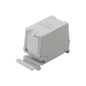 EQUIP Módulo Keystone-Koppler blindado Cat6A RJ45 Gris 125581