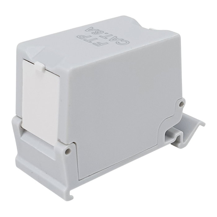 EQUIP Módulo Keystone-Koppler blindado Cat6A RJ45 Gris 125581