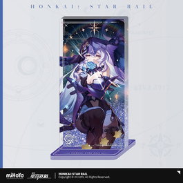 Honkai: Star Rail Adorno acrílico con purpurina Black Swan Reforged Remembrance 15 cm