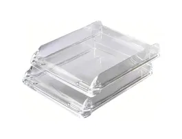 Rexel Bandeja sobremesa plastico nimbus cristal transparente 274x66x340 mm