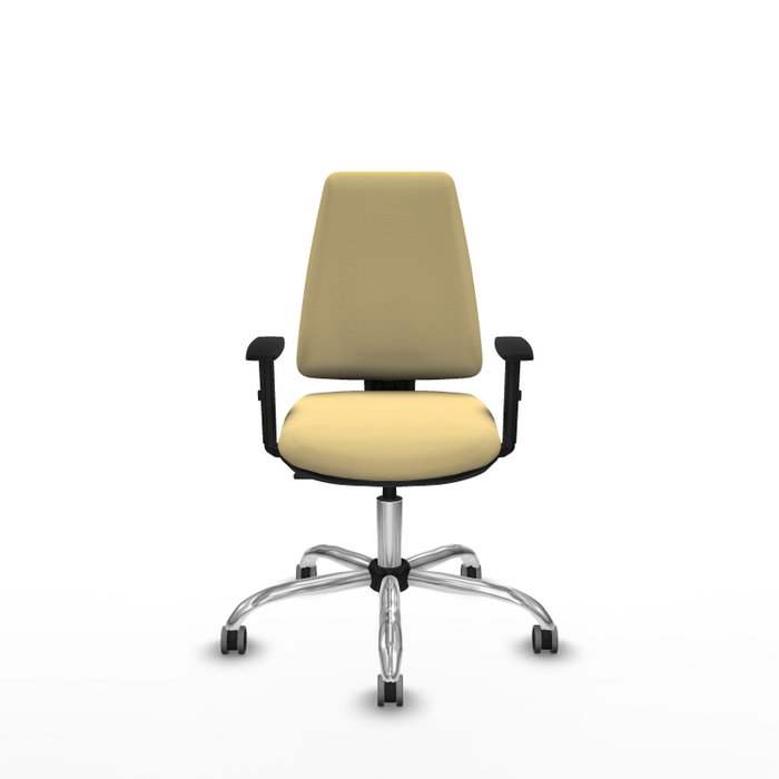 PIQUERAS Y CRESPO Silla de oficina Elche con mecanismo Contacto permanente, color Crema PIQUERAS Y CRESPO Silla de oficina Elche con mecanismo Contacto permanente, color Crema