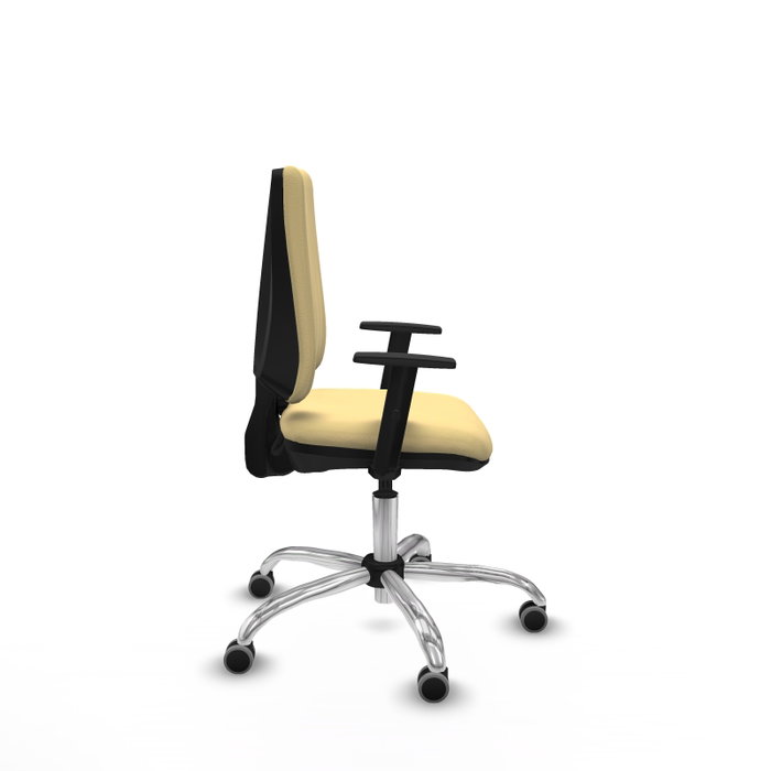 PIQUERAS Y CRESPO Silla de oficina Elche con mecanismo Contacto permanente, color Crema PIQUERAS Y CRESPO Silla de oficina Elche con mecanismo Contacto permanente, color Crema