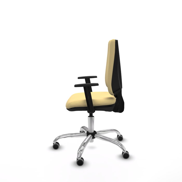 PIQUERAS Y CRESPO Silla de oficina Elche con mecanismo Contacto permanente, color Crema PIQUERAS Y CRESPO Silla de oficina Elche con mecanismo Contacto permanente, color Crema