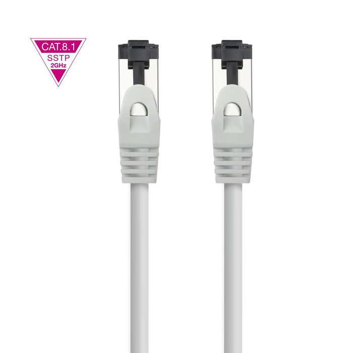 Nanocable Cable de Red Cat.8.1 SSTP AWG26 15m Gris