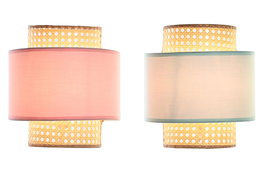 DKD Home Decor Aplique Urban Verde Jade Rosa Palo 23 x 25 x 12 cm (4 Unidades)