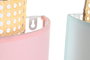 DKD Home Decor Aplique Urban Verde Jade Rosa Palo 23 x 25 x 12 cm (4 Unidades)