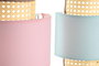 DKD Home Decor Aplique Urban Verde Jade Rosa Palo 23 x 25 x 12 cm (4 Unidades)