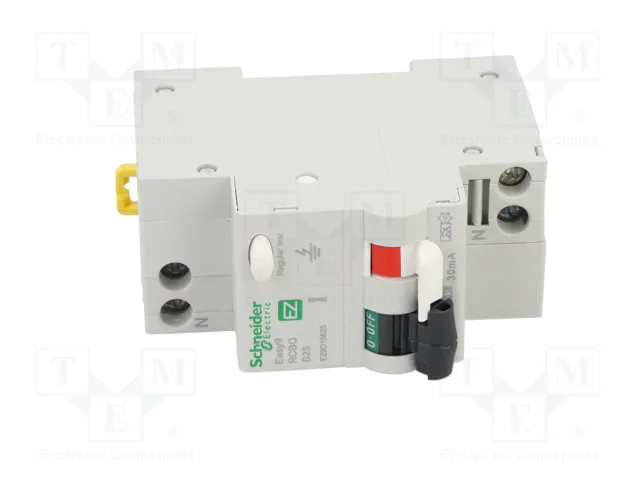 Schneider Electric Easy9 EZ RCBO 25A 30mA 230VAC 1+N