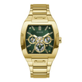 Guess GW0456G3 con esfera verde y acabado dorado